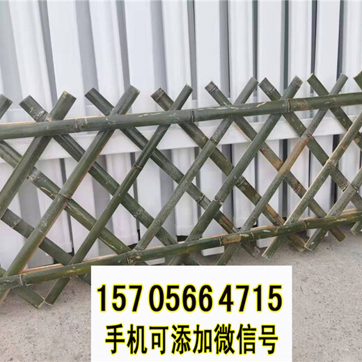 廉江竹篱笆碳化竹碳化防腐木塑钢护栏2020年厂家供应