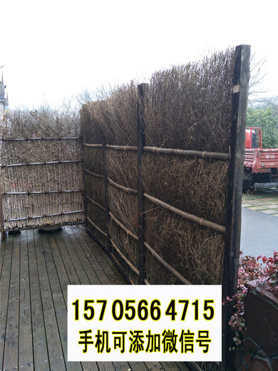 延平区竹篱笆pvc护栏碳化竹围栏竹子护栏厂家