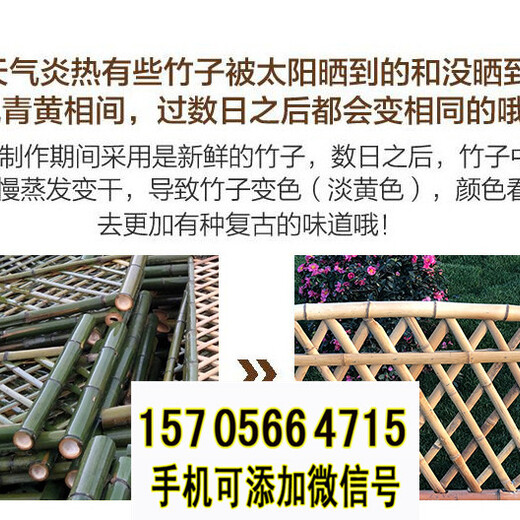 河南信阳竹篱笆pvc护栏庭院围栏2020暑假行情（中闻资讯）