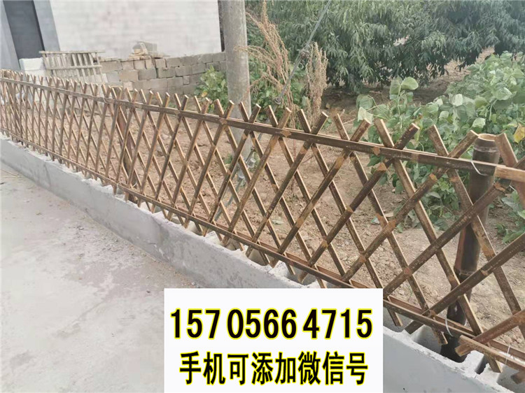 润州区竹篱笆仿竹节护栏pvc塑钢护栏塑钢护栏现货销售