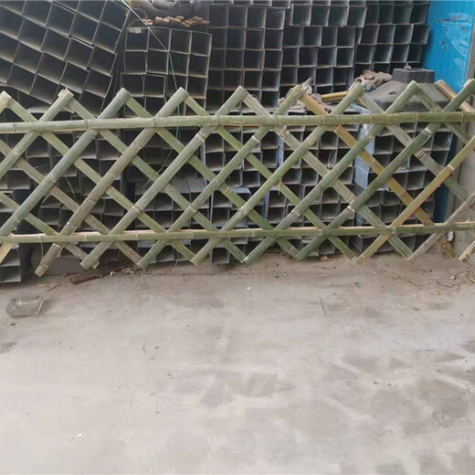 东乡竹篱笆竹片围栏户外围栏栅栏塑钢护栏免费定做