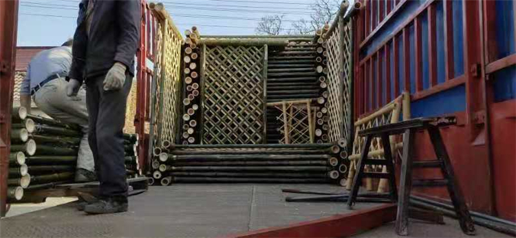 泉港区竹篱笆竹片围栏PVC护栏塑钢护栏现货销售