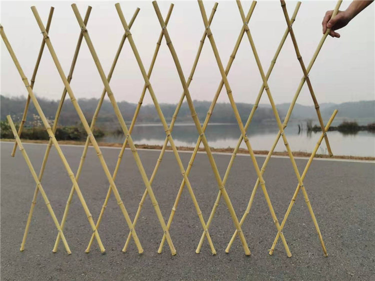 汕尾 竹护栏PVC护栏衡阳衡山花园围栏竹栅栏