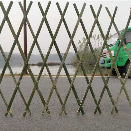 晋江竹篱笆塑钢护栏竹栅栏竹子护栏价格欢迎