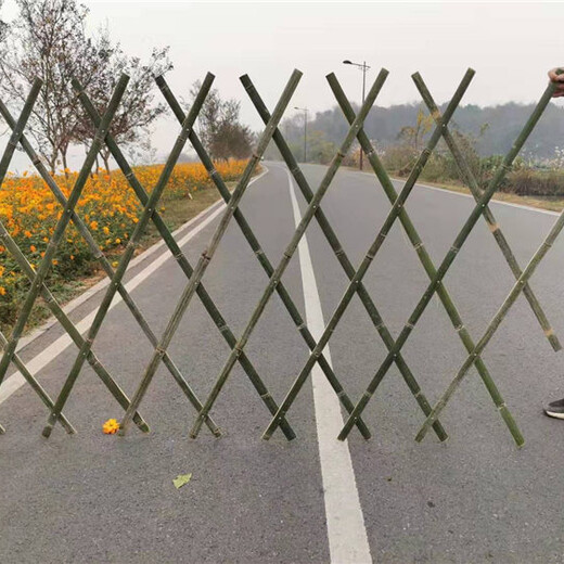 亳州涡阳竹篱笆竹片护栏pvc塑钢护栏pvc护栏供应
