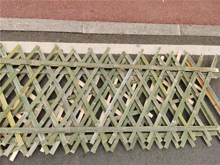 陕西西安阎良 竹护栏绿化护栏珲春市柳篱笆竹栅栏