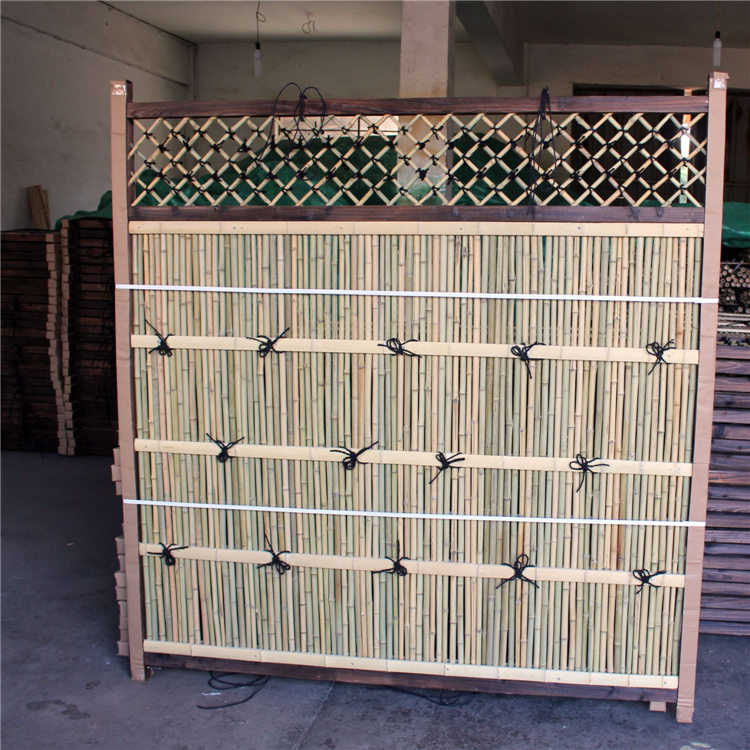 永州 竹篱笆PVC护栏碳化竹篱笆竹护栏 生产
