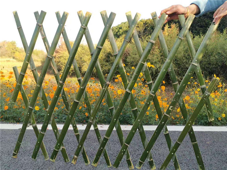 潞城竹篱笆花园围栏pvc塑钢护栏塑钢护栏现货供应欢迎询价