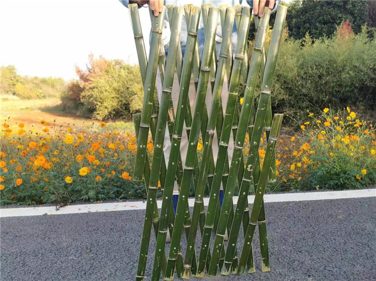 嵊州竹篱笆碳化竹围栏竹子护栏竹子护栏欢迎来电