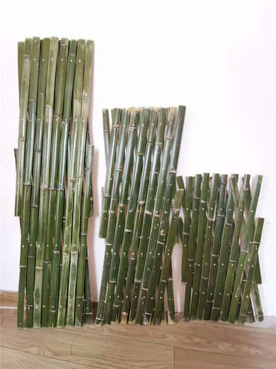 武汉硚口竹篱笆碳化竹护栏仿竹篱笆pvc护栏供应