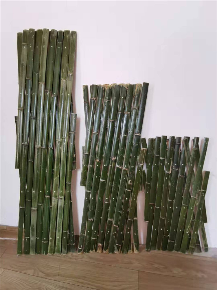 泰州靖江竹篱笆碳化木护栏绿化带护栏