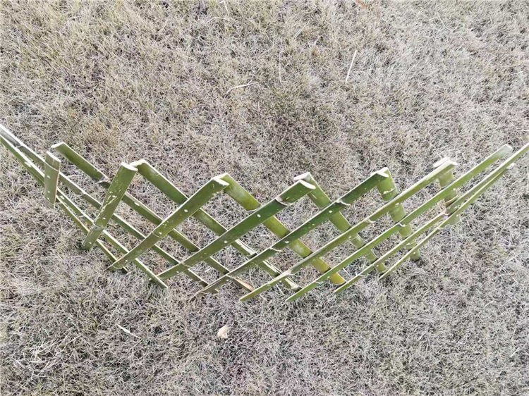 肥东竹篱笆花园栅栏碳化防腐木塑钢护栏现货供应欢迎询价