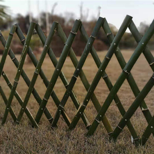 安溪竹篱笆农家小院防腐防腐竹栅栏塑钢护栏免费定做