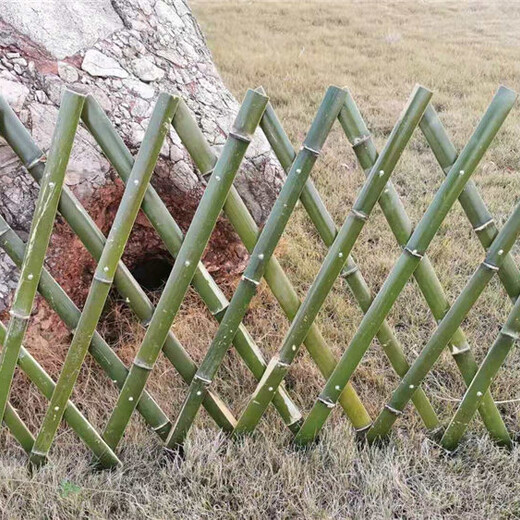 崇左龙州县竹栅栏竹护栏草坪护栏小区PVC塑钢围墙护栏（中闻资讯）