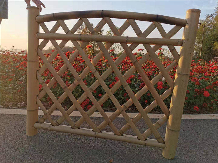 新余渝水区竹篱笆美丽乡村护栏pvc塑钢护栏