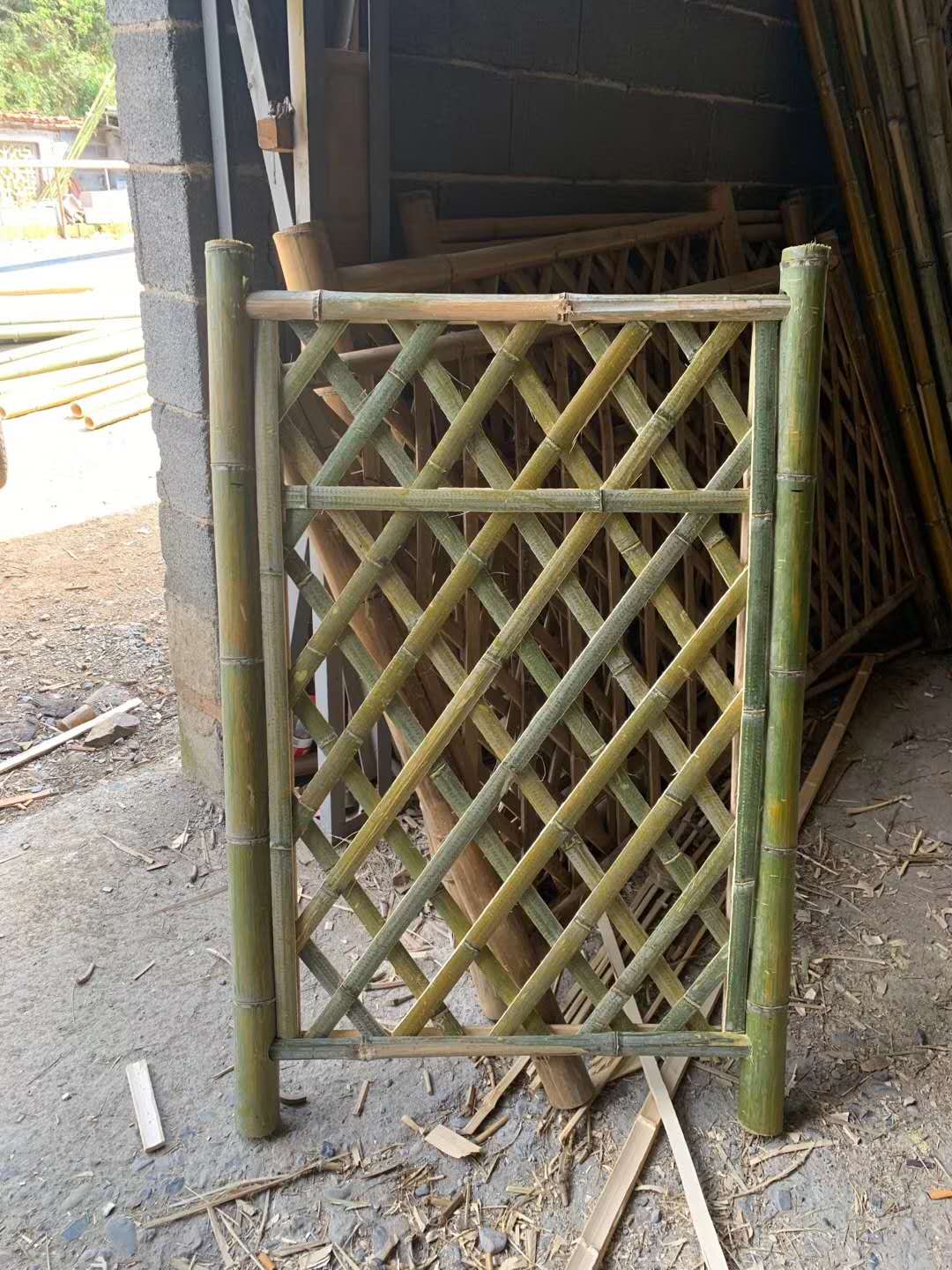 长沙 竹篱笆栅栏塑料竹子篱笆墙竹护栏 价格欢迎