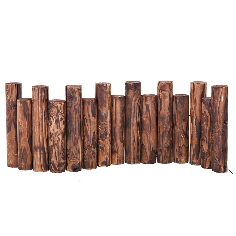 盐都 竹篱笆庭院园林塑木栏杆竹护栏 生产厂家