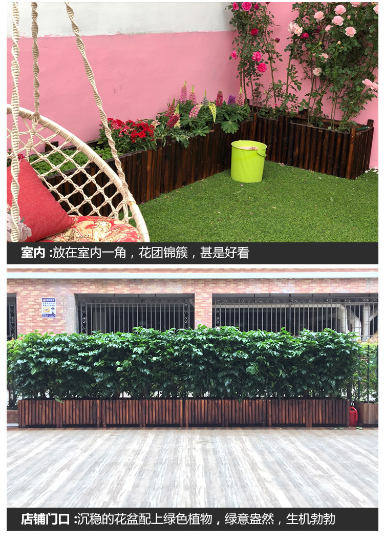 荆门 竹篱笆花池白色塑料竹片栅栏竹护栏 生产