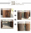 济源竹篱笆紫竹篱笆碳化伸缩栅栏竹护栏供应图片