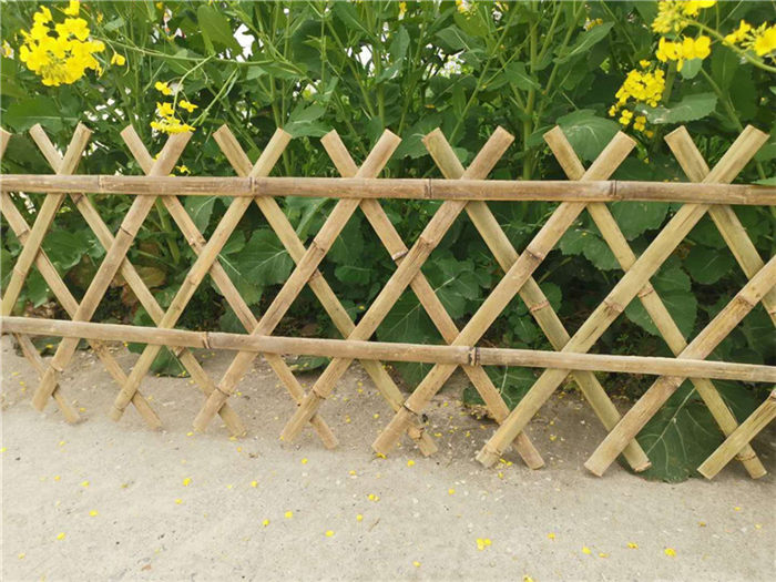 山 竹篱笆围墙护栏成都邛崃户栏栅栏竹子护栏围墙护栏