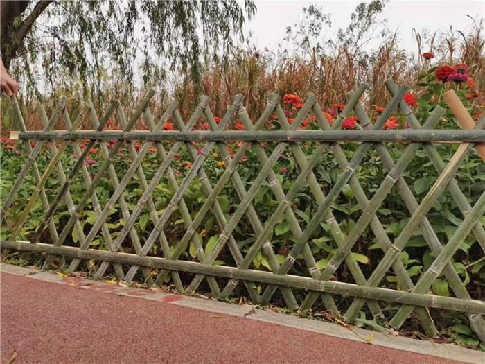 夏县 竹篱笆塑钢pvc护栏围栏菜园使用