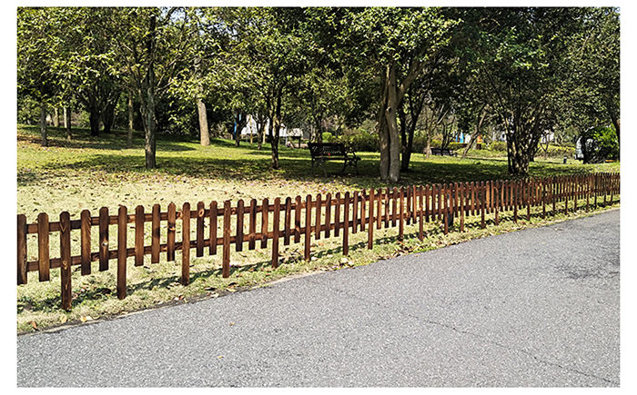卢龙 仿竹护栏绿化护栏宣城旌德户外花园围栏竹节围栏