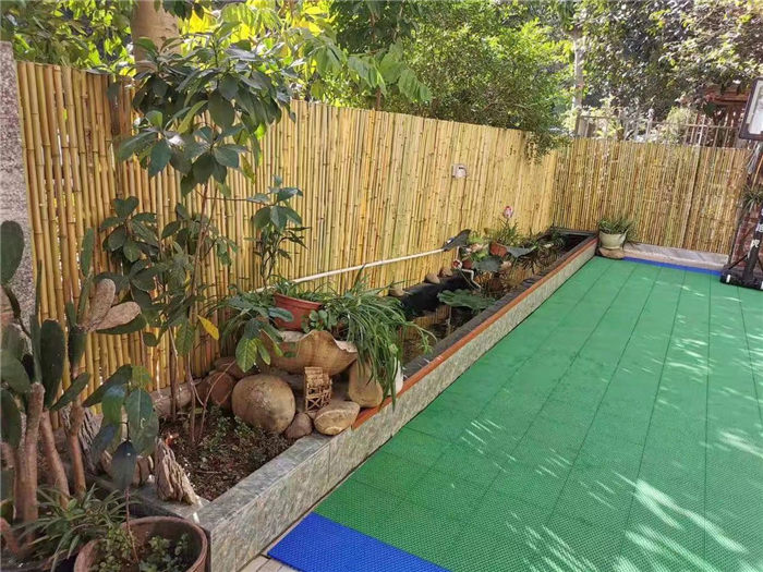 洪梅镇 竹篱笆绿化护栏菜园使用