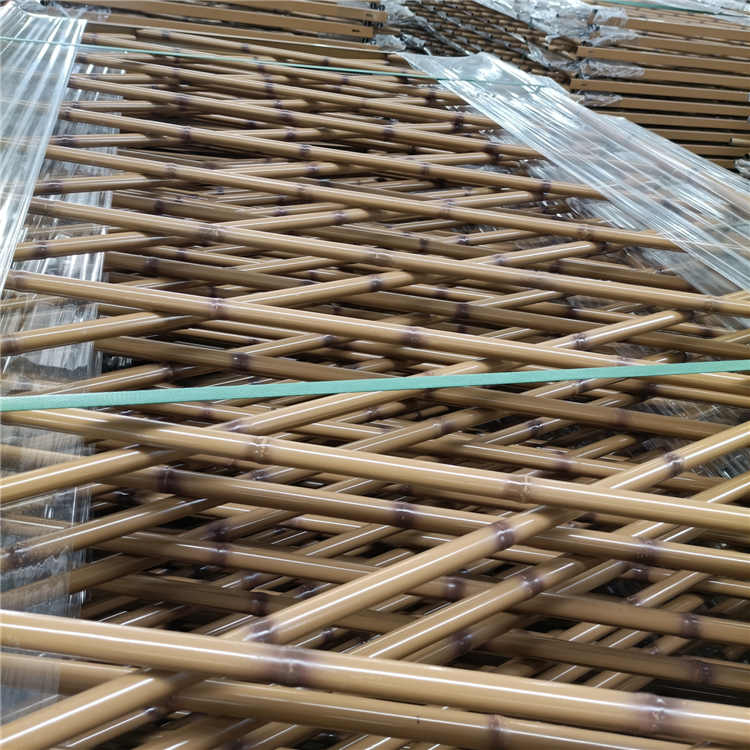 德州陵城区 竹篱笆碳化竹围栏包河厂房护栏竹子护栏碳化竹围栏