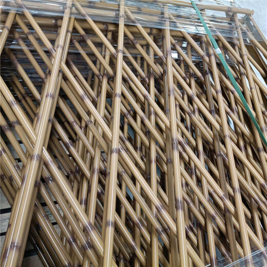 洛龙竹护栏竹节护栏广西宜州仿竹篱笆仿竹篱笆竹节护栏