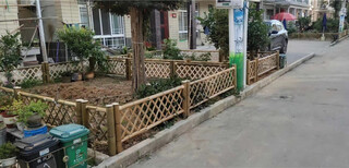 灵宝竹篱笆栅栏丽江宁蒗彝族自治碳化防腐木竹子护栏栅栏图片2