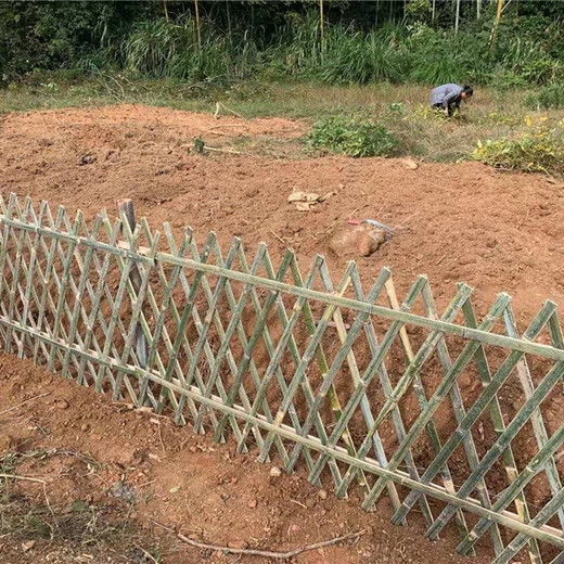 连平竹篱笆竹栏杆六安金安区塑钢护栏竹子护栏竹栏杆