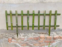灵寿竹篱笆竹篱笆曲靖罗平pvc塑钢护栏竹子护栏竹篱笆图片1