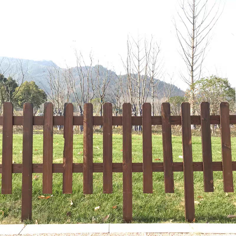 金华磐安 竹篱笆塑钢护栏宜昌猇亭区碳化防腐木竹子护栏塑钢护栏