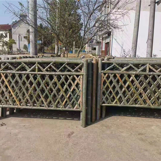中方竹篱笆pvc护栏遵义绥阳户外围栏栅栏竹子护栏pvc护栏