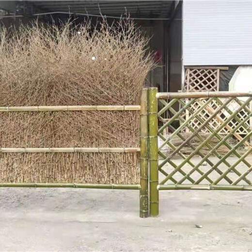 金华兰溪竹篱笆塑钢护栏常德武陵区防腐竹栅栏竹子护栏塑钢护栏