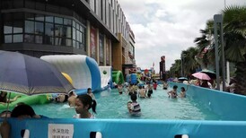 上海大克夏日戏水产品支架式水池产品租售图片3