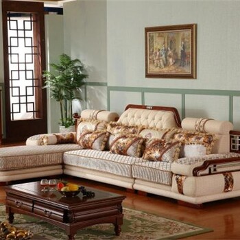 欧款沙发休闲布艺沙发组合酷可斯欧式古典沙发批发