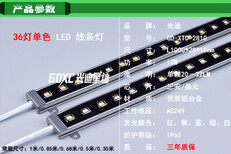 led线条灯铝材数码管护栏管轮廓灯跑马灯LED管屏灯厂家图片0