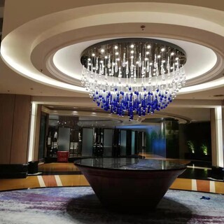 定做非标工程灯酒店会议室餐厅水晶灯具图片6