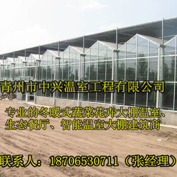 供应辽宁1500平方温室生态餐厅建设