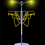 呼伦贝尔古典中国结众熠路灯灯笼装饰路边灯杆装饰,路边灯杆装饰图片2