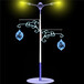 2.8米80W路燈燈籠裝飾LED過街燈,LED壓克力中國結