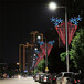 眾熠路邊燈桿裝飾,中衛2.8米80W路燈燈籠裝飾道路裝飾燈