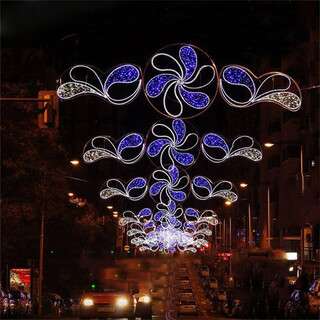 众熠跨街过街灯,古典中国结众熠街道装饰亮化LED过街灯图片6
