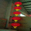 众熠道路亮化,黑龙江灯杆上悬挂众熠发光中国结灯亮化装饰灯