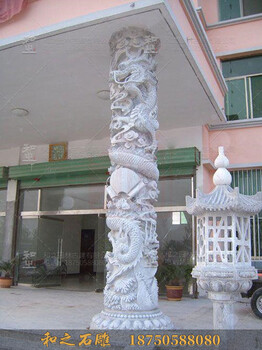各种雕塑作品龙柱青石龙柱龙柱价格合理质量广受好评赞美如潮