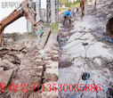 武陵区爆破静爆设备取代炮机开挖硬石头维修图片
