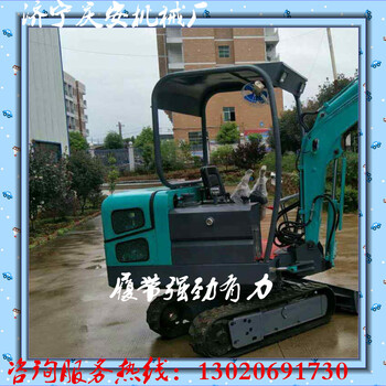 济宁庆安厂家供货18型挖机，履带式小钩机，农用果园小挖机品质保障