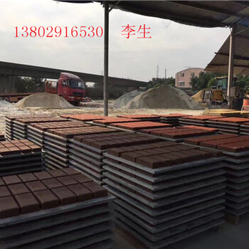 深圳人行道环保彩砖厂家，植草砖价格