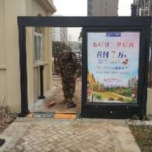 小区人行广告门之人行通道广告门图片